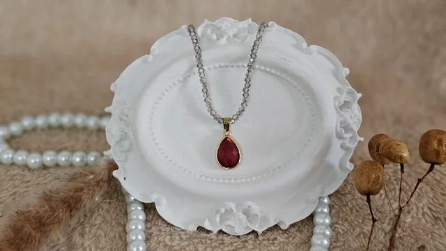 گردنبند آویز اشکی